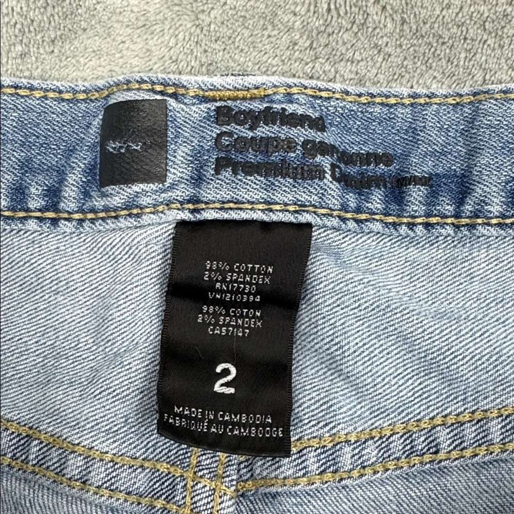 Vintage Mossimo Distressed Boyfriend Shorts 2 Y2K